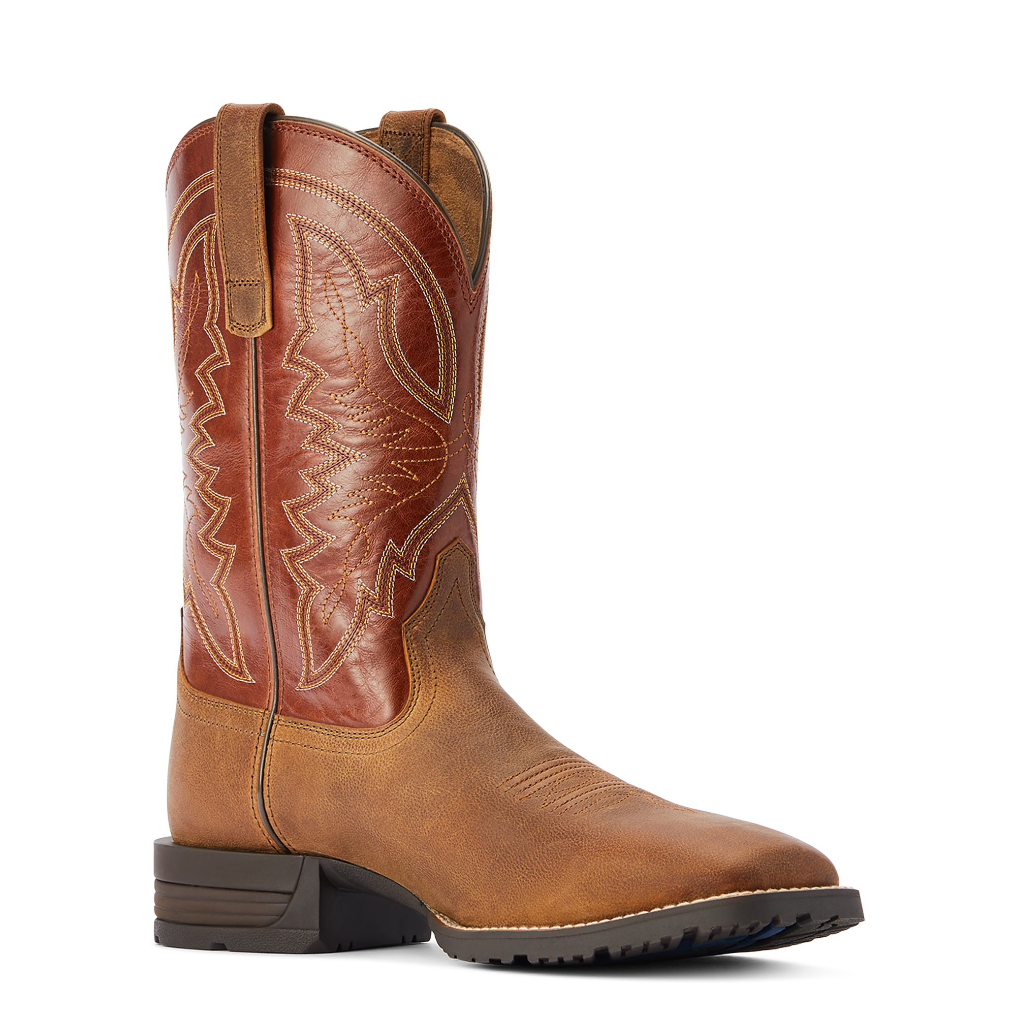 Ariat® Men's Hybrid Ranchwork Sorrel Crunch Western Boots 10042394 eBay