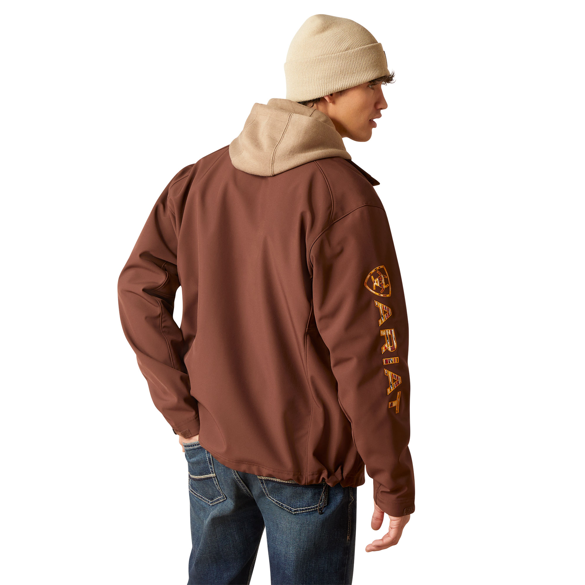 Ariat Men's Logo 2.0 Chimayo Shaved Chocolate Jacket 10046022 - Picture 9 of 42