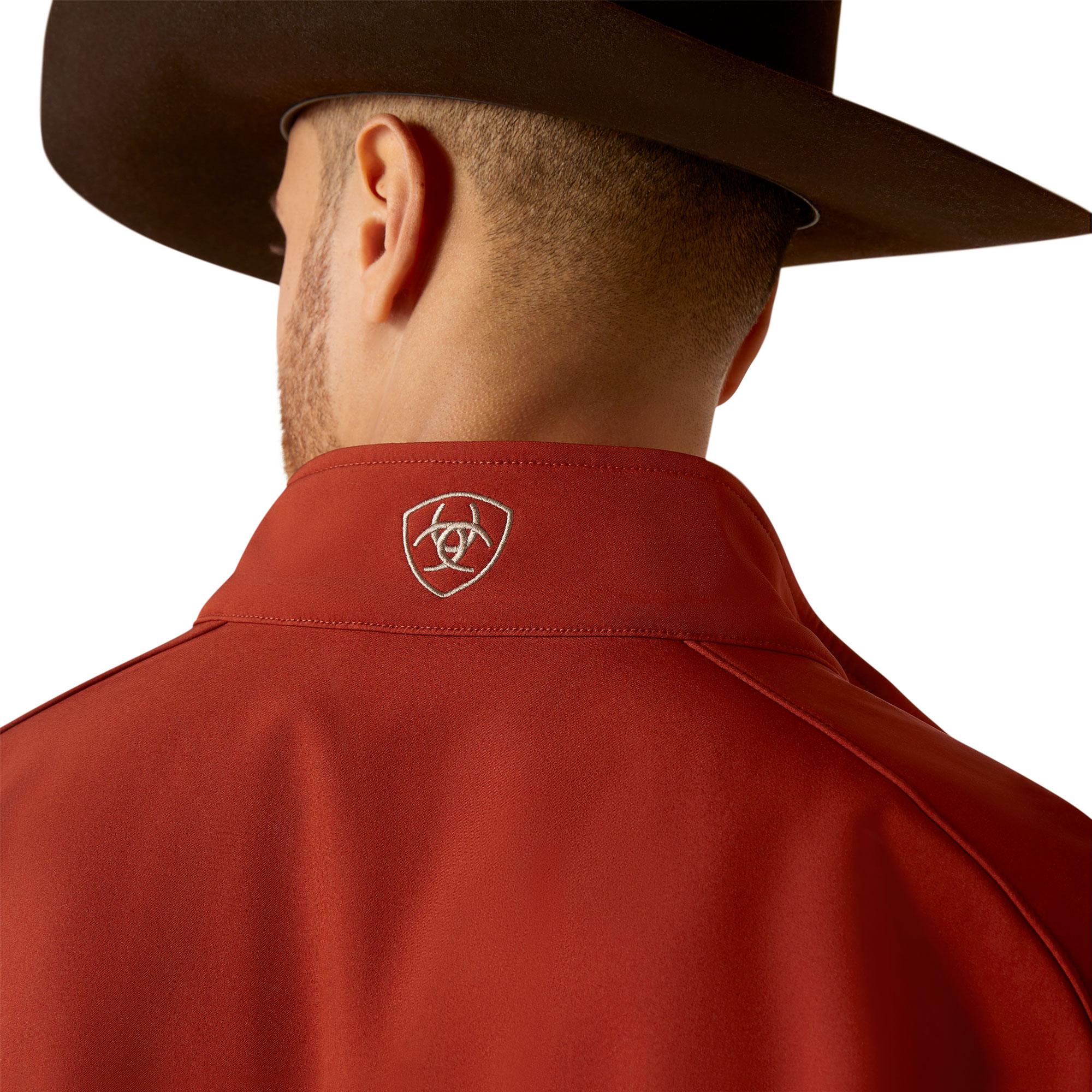Ariat Men's Logo 2.0 Softshell Koa Wood Brown Jacket 10046730 - Picture 12 of 60