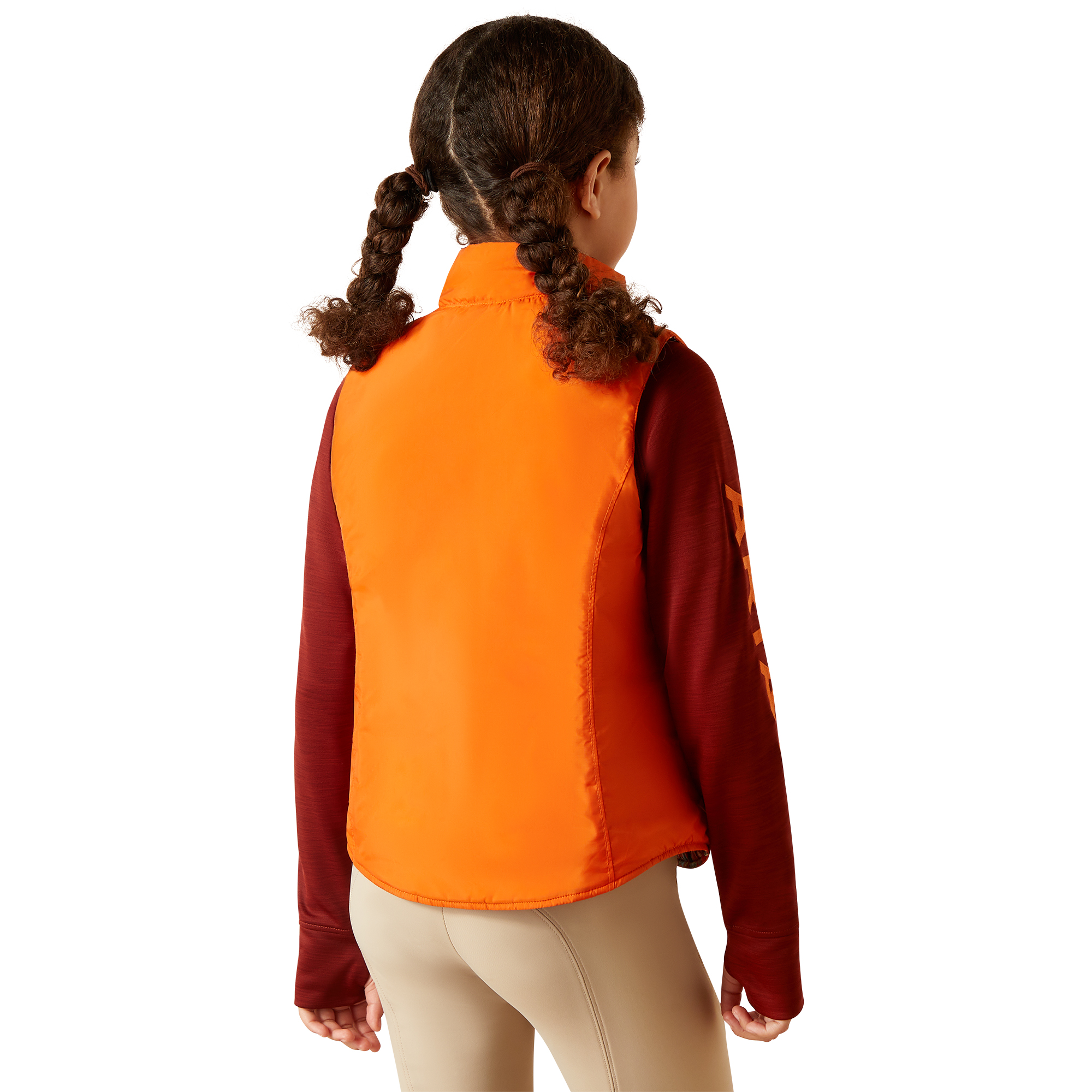 Ariat Youth Girl's Bella Reversible Insulated Dala Horse Vest 10046111 - Picture 8 of 35
