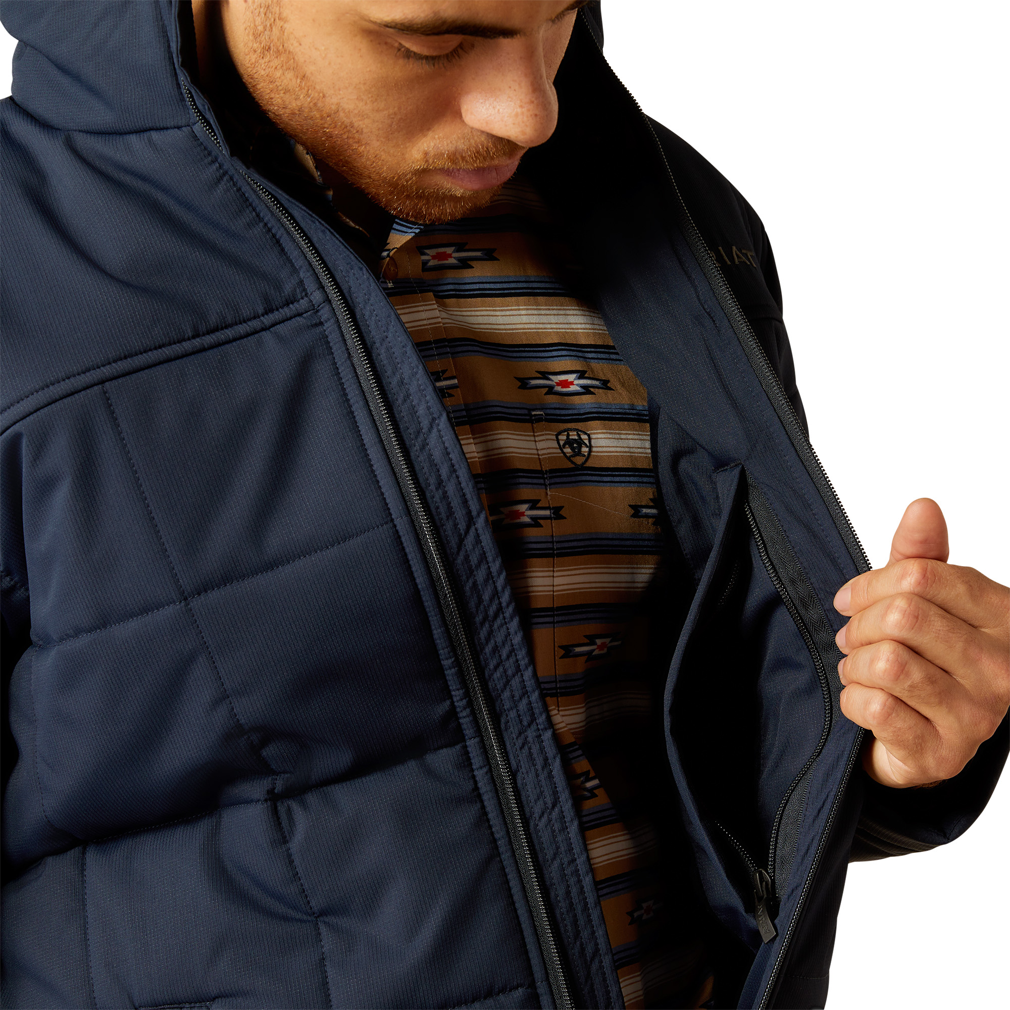 Ariat Men's Crius Dark Sapphire Insulated Jacket 10052869 - Picture 9 of 55