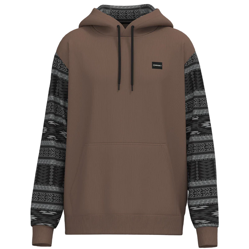 Hooey Boy's Legendary Brown Aztec Hoodie HH1234BRBK-Y - Picture 2 of 6