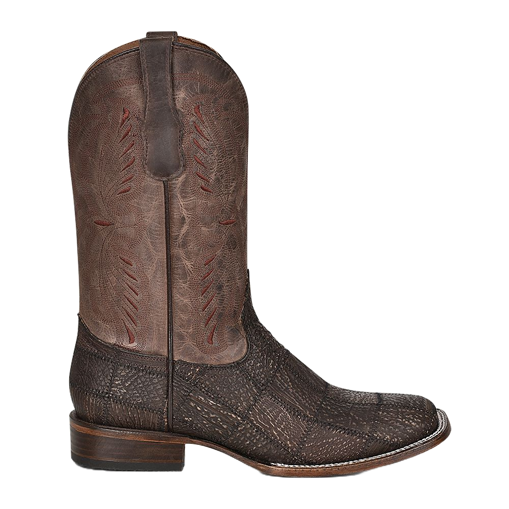 Circle G By Corral Herren Chocolate Haifischhaut Patchwork Westernstiefel L5951 - Bild 6 von 60