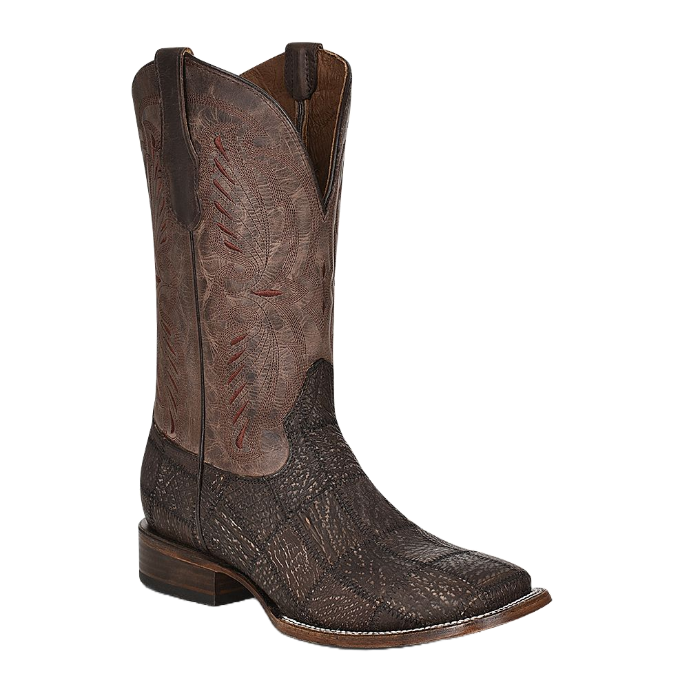 Circle G By Corral Herren Chocolate Haifischhaut Patchwork Westernstiefel L5951 - Bild 5 von 60