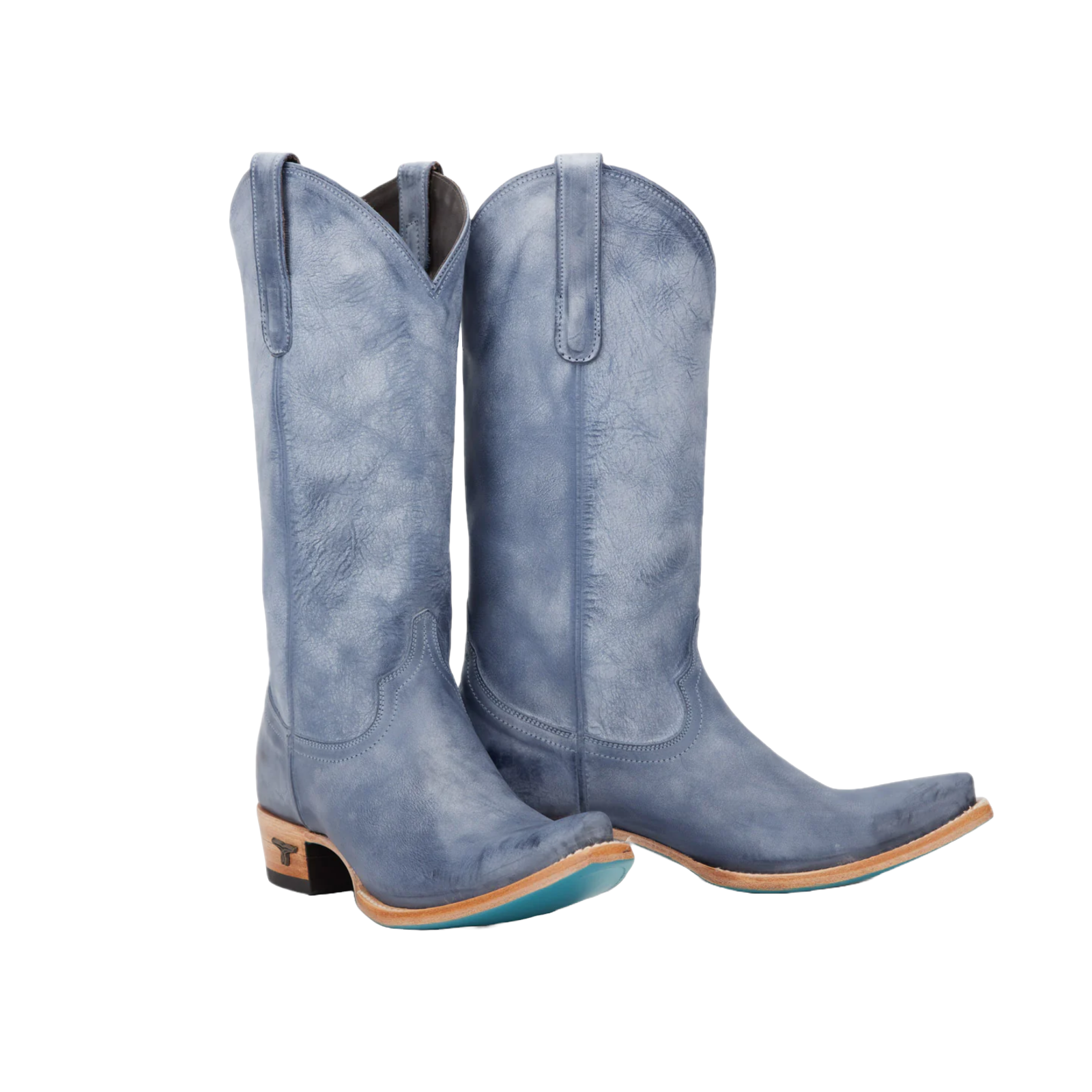 Lane Boots Ladies Emma Jane Washed Denim Western Boots LB0558V - Picture 6 of 50