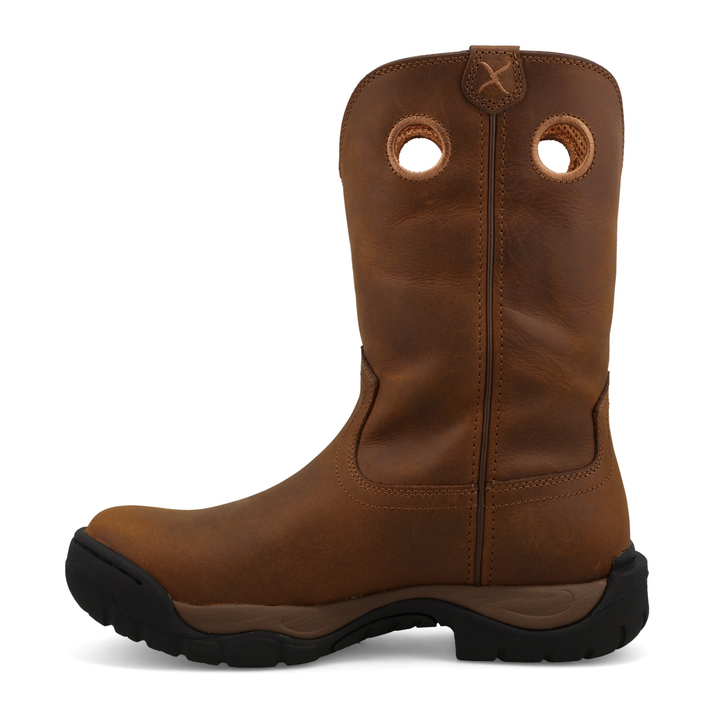Twisted X Men's 11" All Around Distressed Saddle Work Boot MABW002