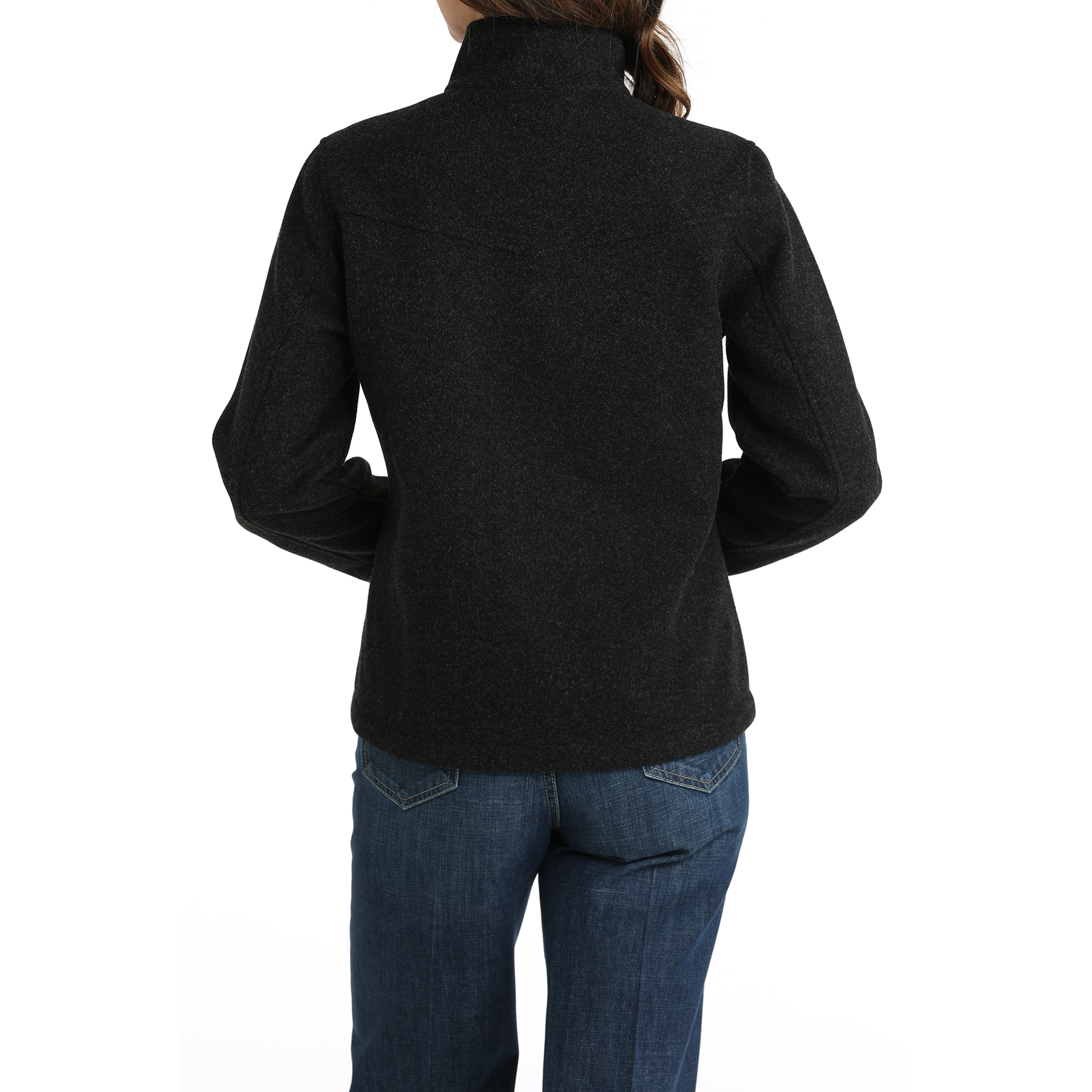 Cinch Ladies Knit Trucker Black Jacket MAJ9904001 - Picture 5 of 21