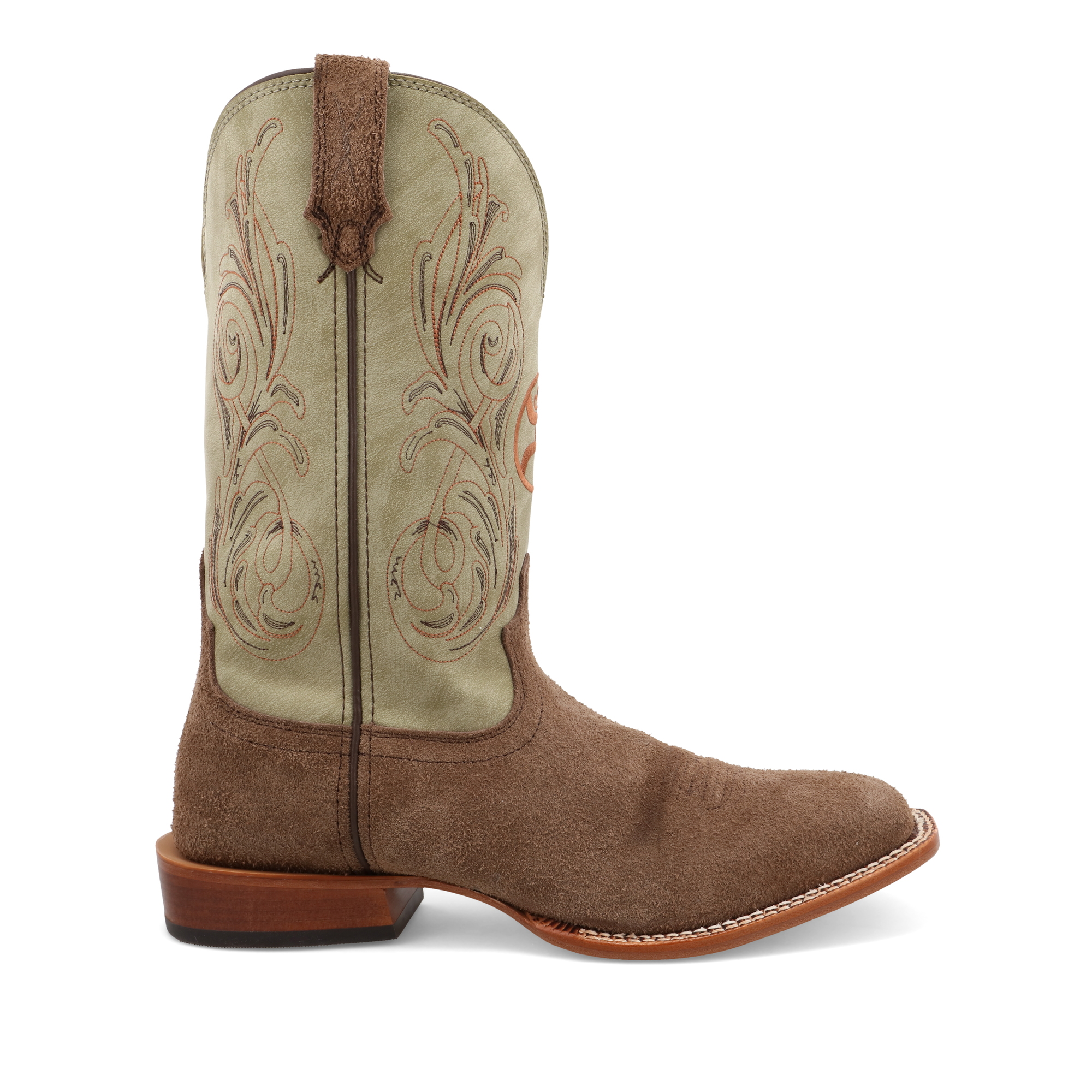 Twisted X Men's 12" Square Toe Chocolate & Key Lime Hooey® Boot MHY0035 - Picture 12 of 126
