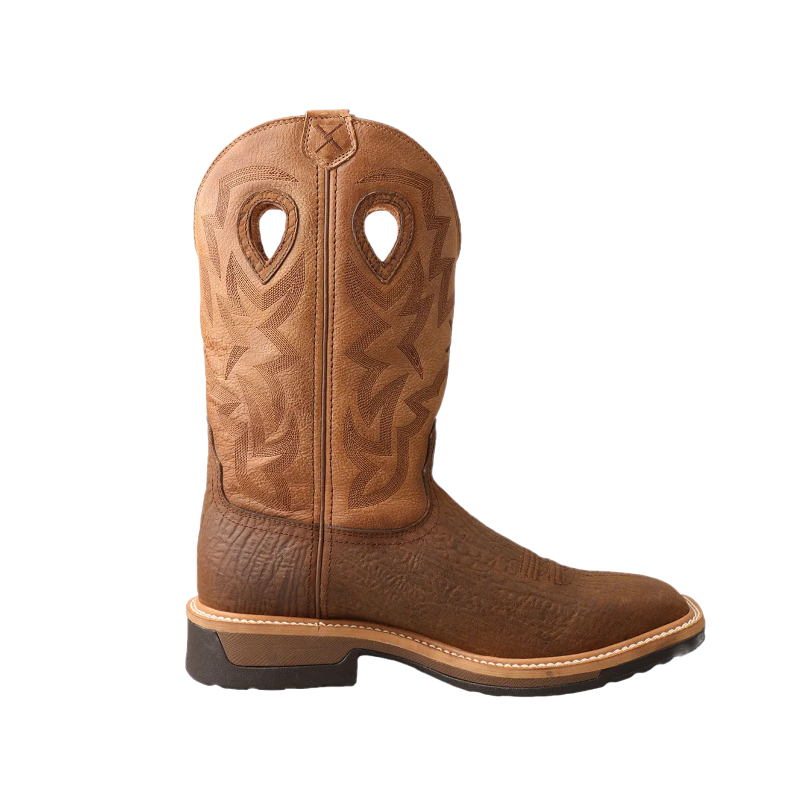 Twisted X Men's Dark Brown & Tan Western Work Boots MLCCW05 - Picture 6 of 56