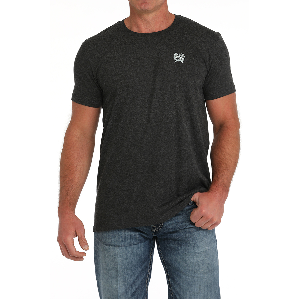 Cinch Men's Black Logo Graphic Short Sleeve T-Shirt MTT1690671 - Picture 5 of 18