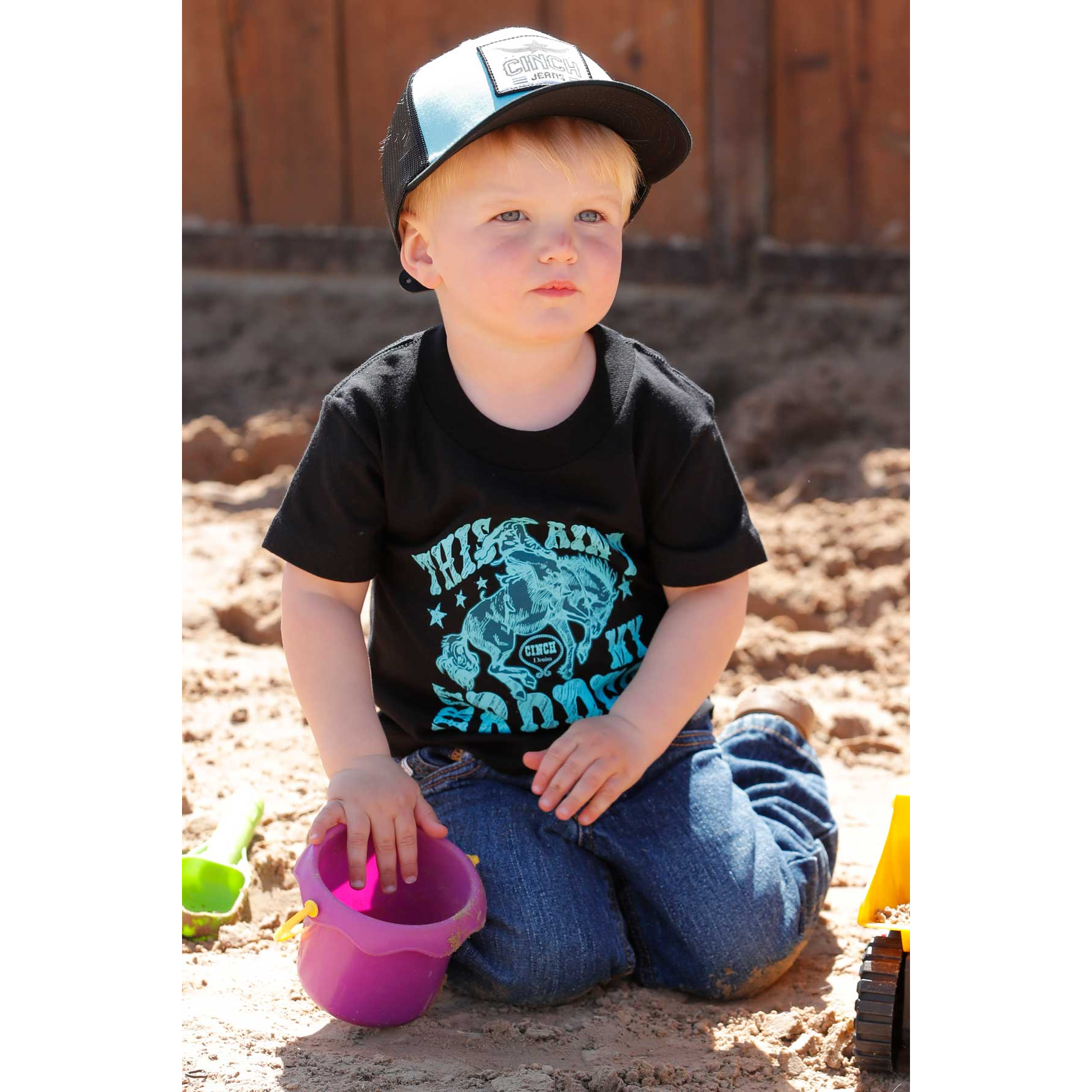 Cinch Infant Boy's 'This Ain't My First Rodeo' Black T-Shirt MTT7672060 - Picture 2 of 4