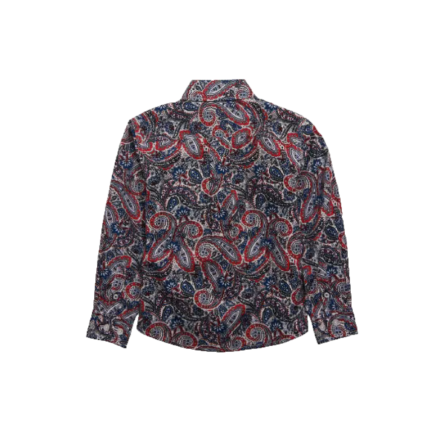 Cinch Infant Boy's Multicolor Paisley Print Button Shirt MTW7062346 - Picture 5 of 12
