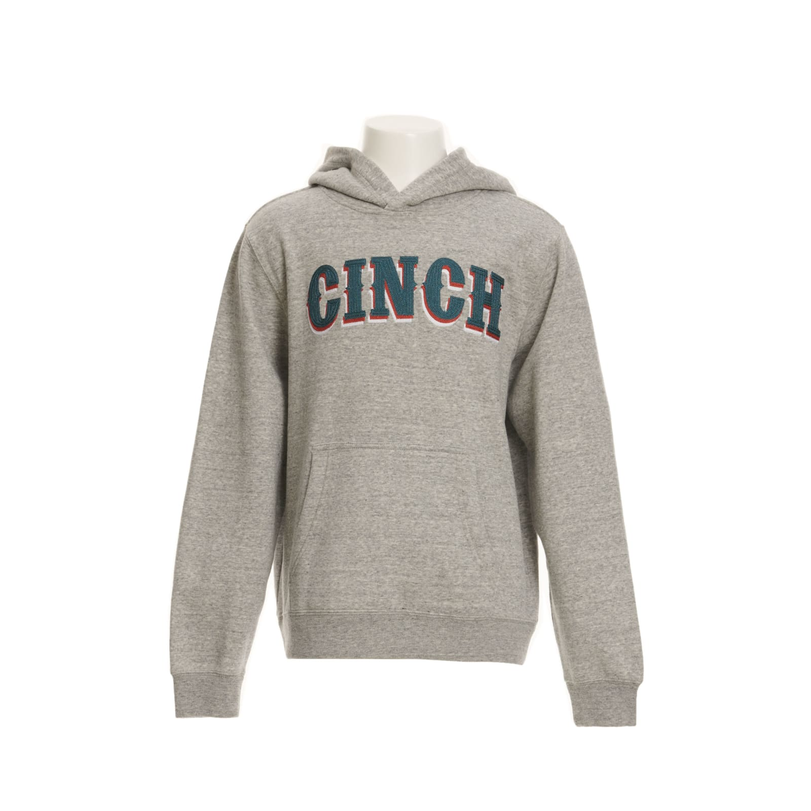 Cinch Youth Boy's Heather Grey Pullover Hoodie MWK7510006 - Picture 3 of 14