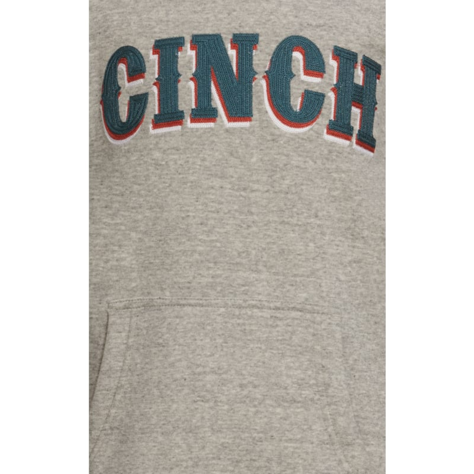 Cinch Youth Boy's Heather Grey Pullover Hoodie MWK7510006 - Picture 4 of 14