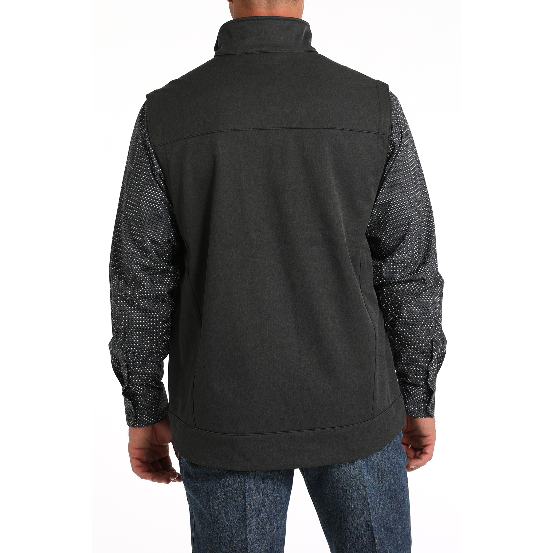 Cinch Men's Bonded Black Softshell Vest MWV1515019 - Picture 5 of 21