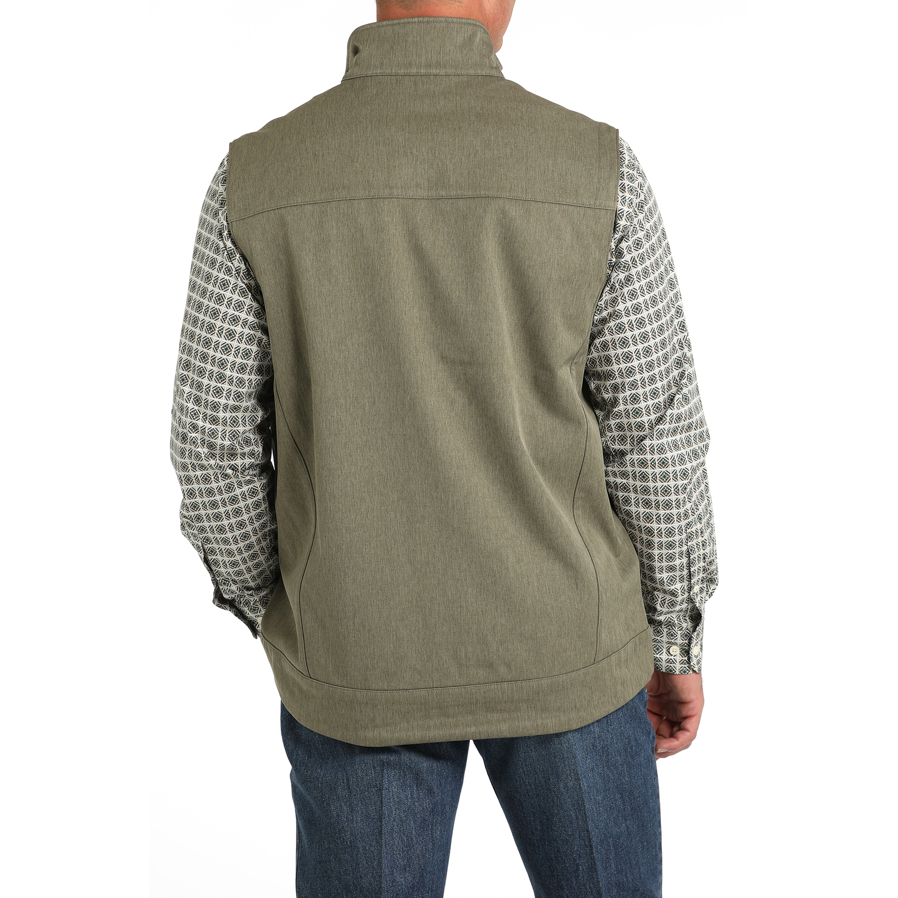 Cinch Men's Olive Bonded Vest MWV1515021 - Picture 5 of 21