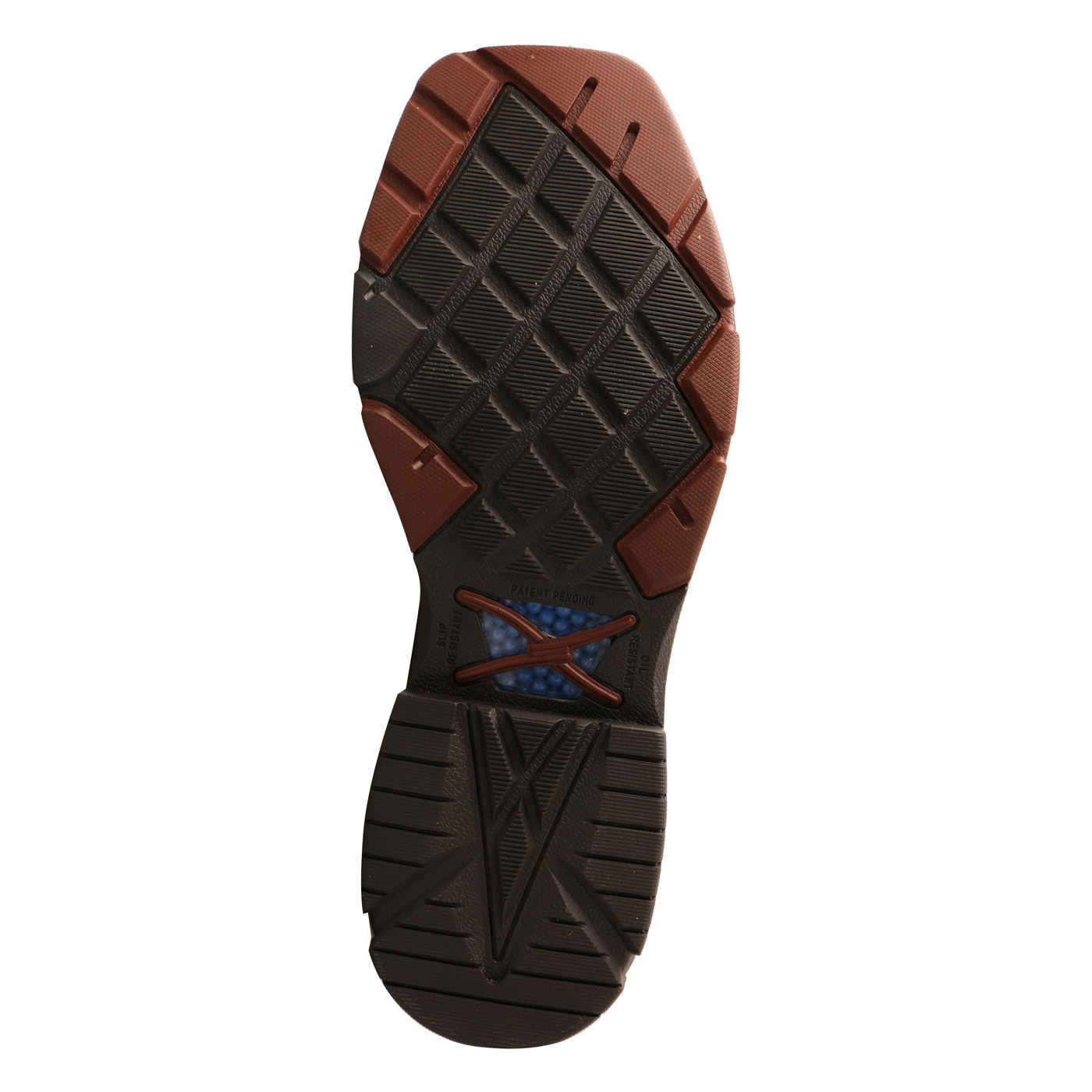 Twisted X® 12" Men's Western Mocha and Navy Work Boot MXBAW01 - Picture 10 of 70