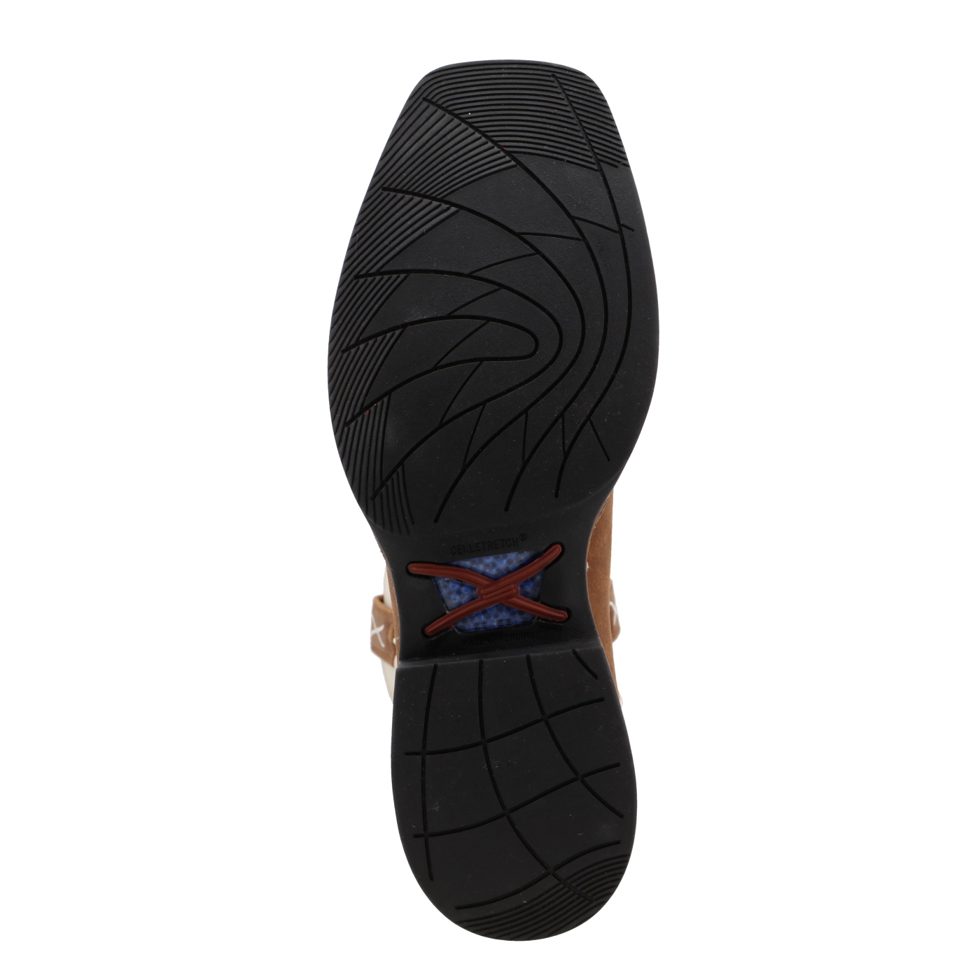 Twisted X Men's Tech X Pecan with Red, White, and Blue Square Toe Boots MXWW002 - Picture 45 of 60