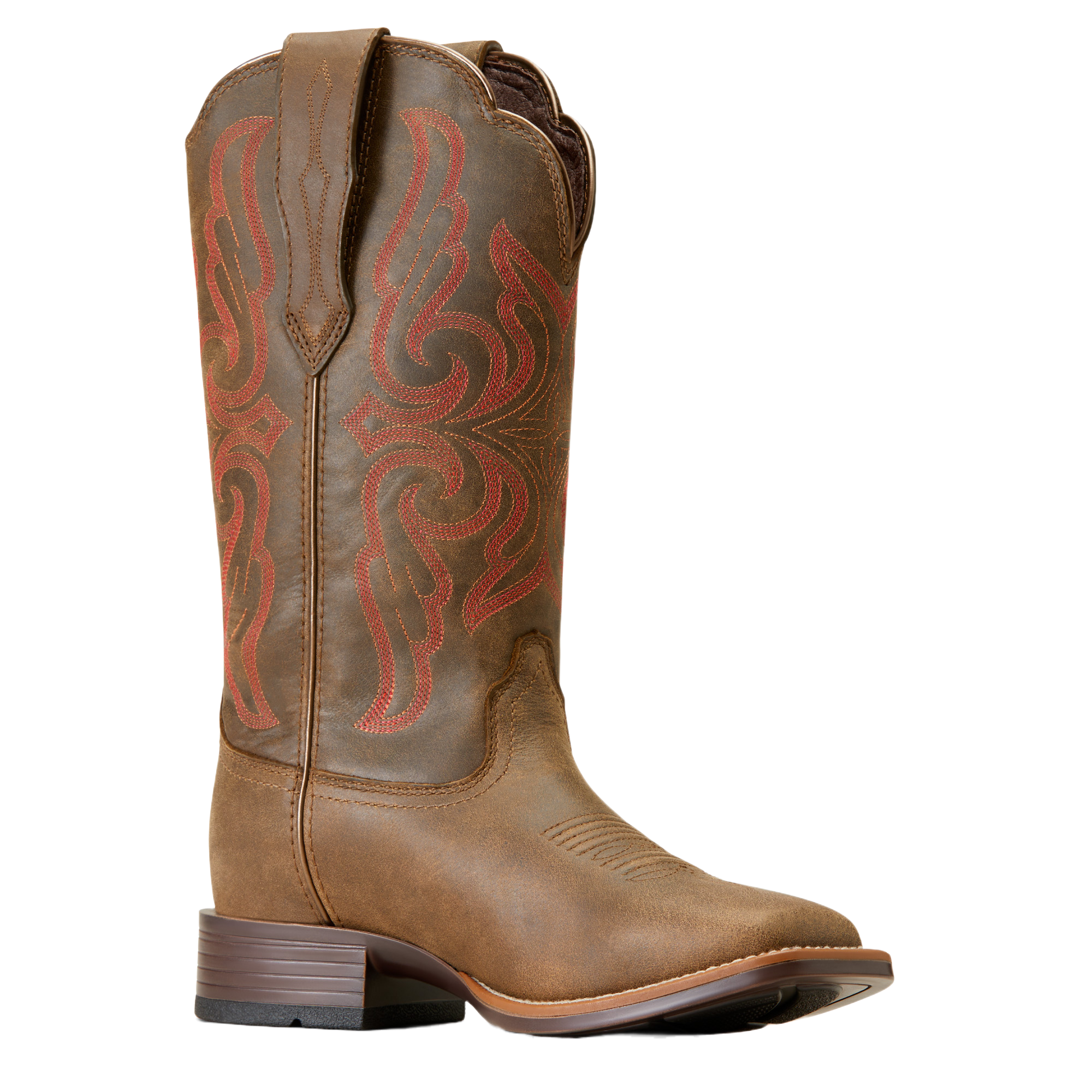 ARIAT ARIAT LADIES PRIMERA STRETCHFIT WATERPROOF PEBBLE BROWN WESTERN BOOTS 10046960