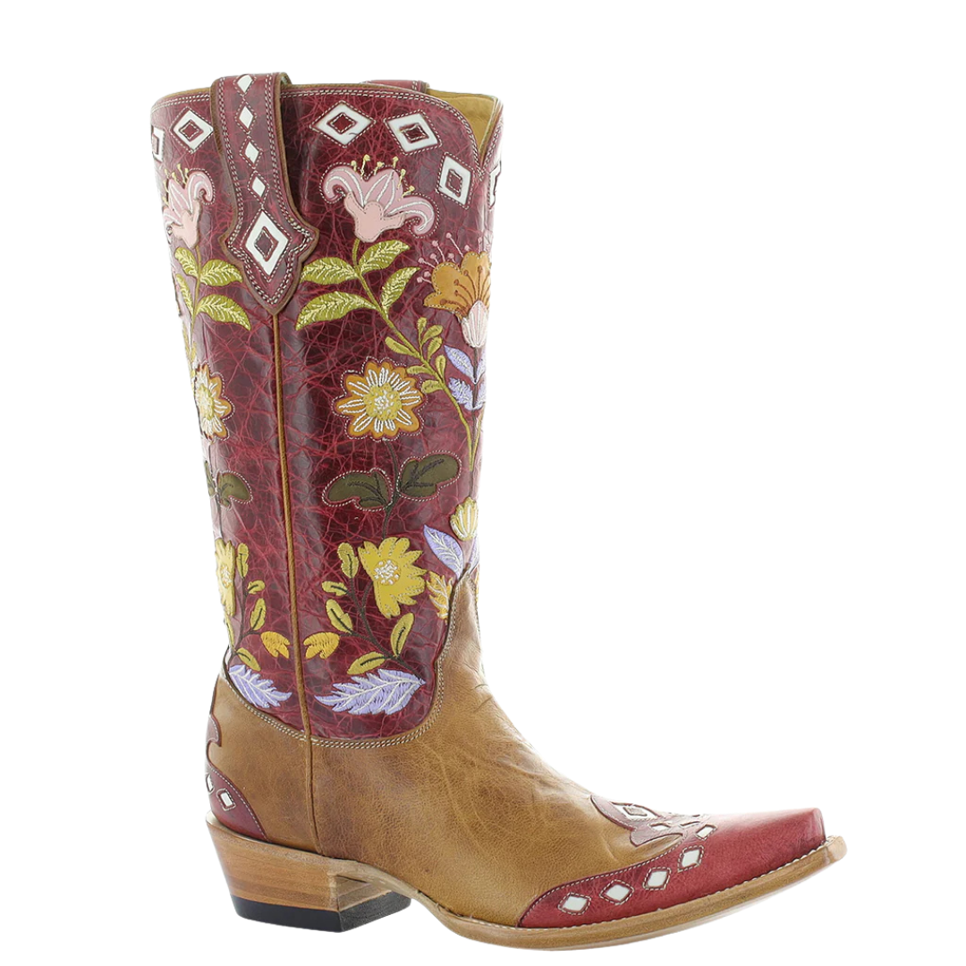 Old Gringo Ladies Camellia Nut & Olive Western Boot L4269-1