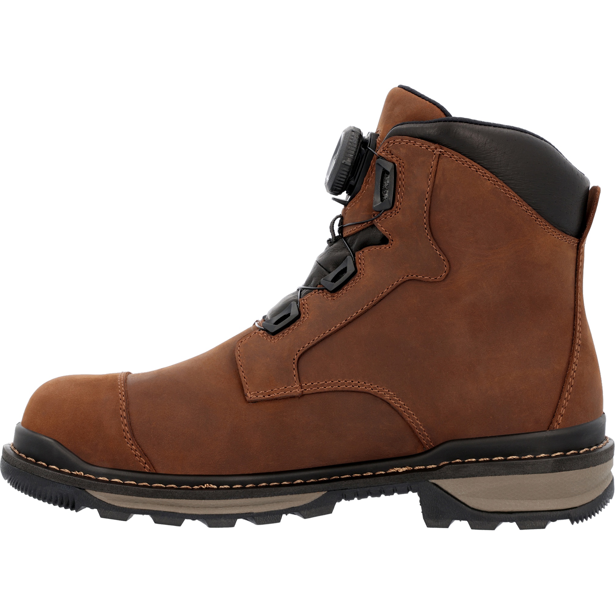 Rocky Men's Rams Horn BOA Composite Toe Waterproof Brown Work Boot RKK0390 - Picture 11 of 90