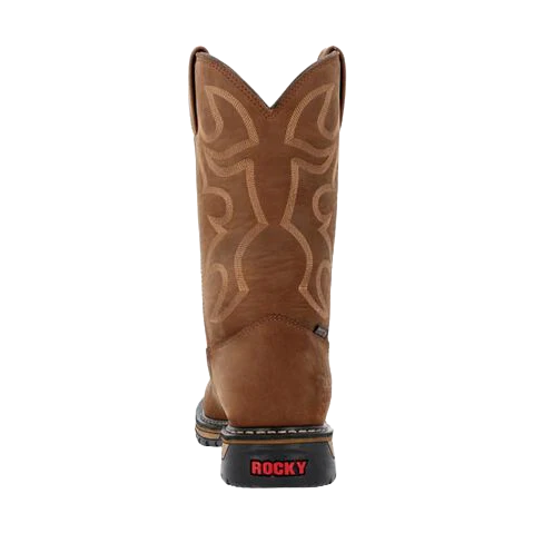 Rocky Men's Original Ride Waterproof Western Brown Boot RKW0419 - Picture 13 of 105