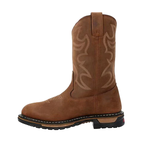 Rocky Men's Original Ride Waterproof Western Brown Boot RKW0419 - Picture 11 of 105