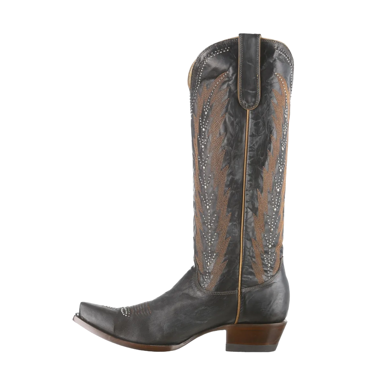 Old Gringo Ladies Karmina Stud Black Snip Toe Western Boots YL614-2 - Picture 10 of 80