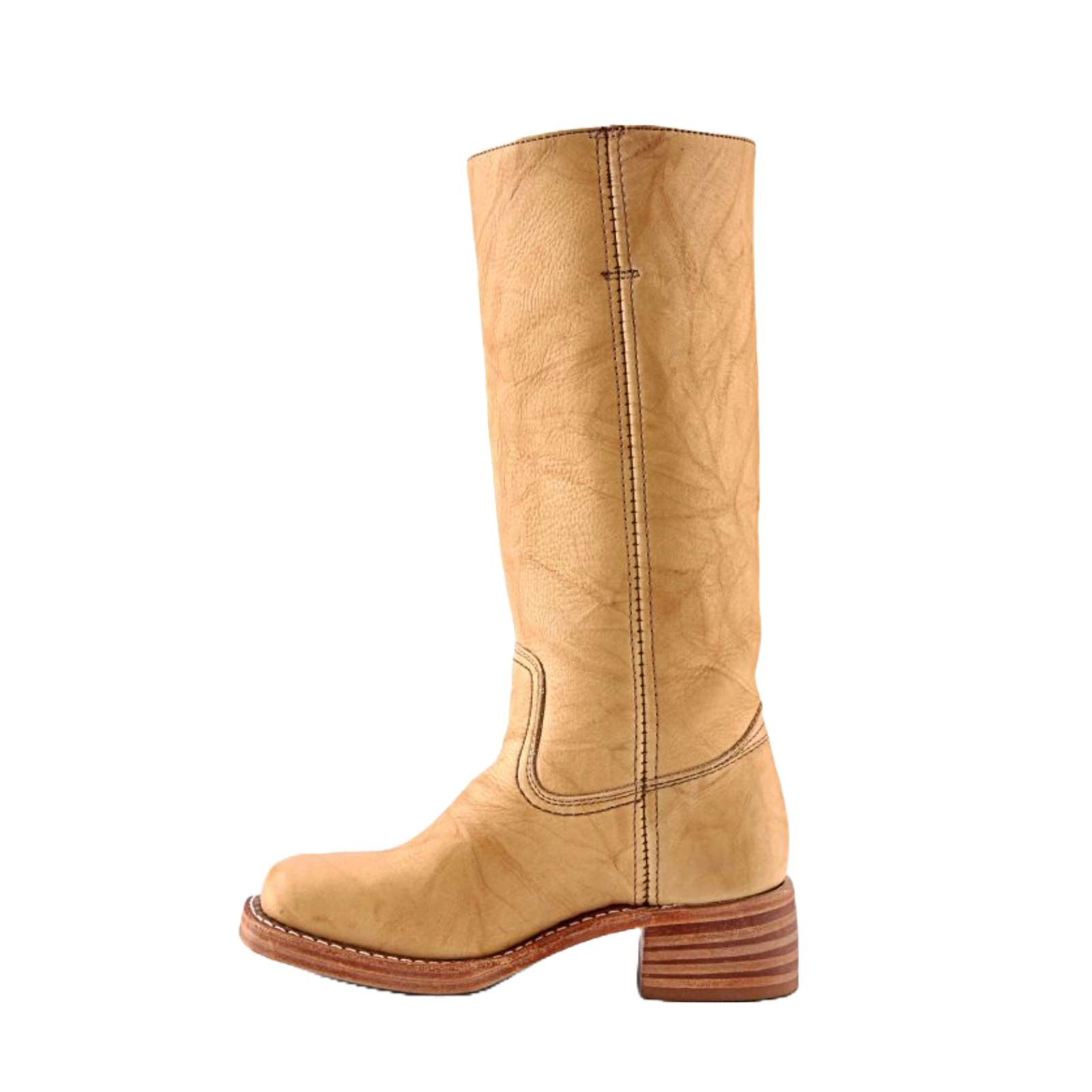 Frye Ladies Campus 14L Banana Montana Leather Tall Boots 3477050-BAN - Picture 10 of 75
