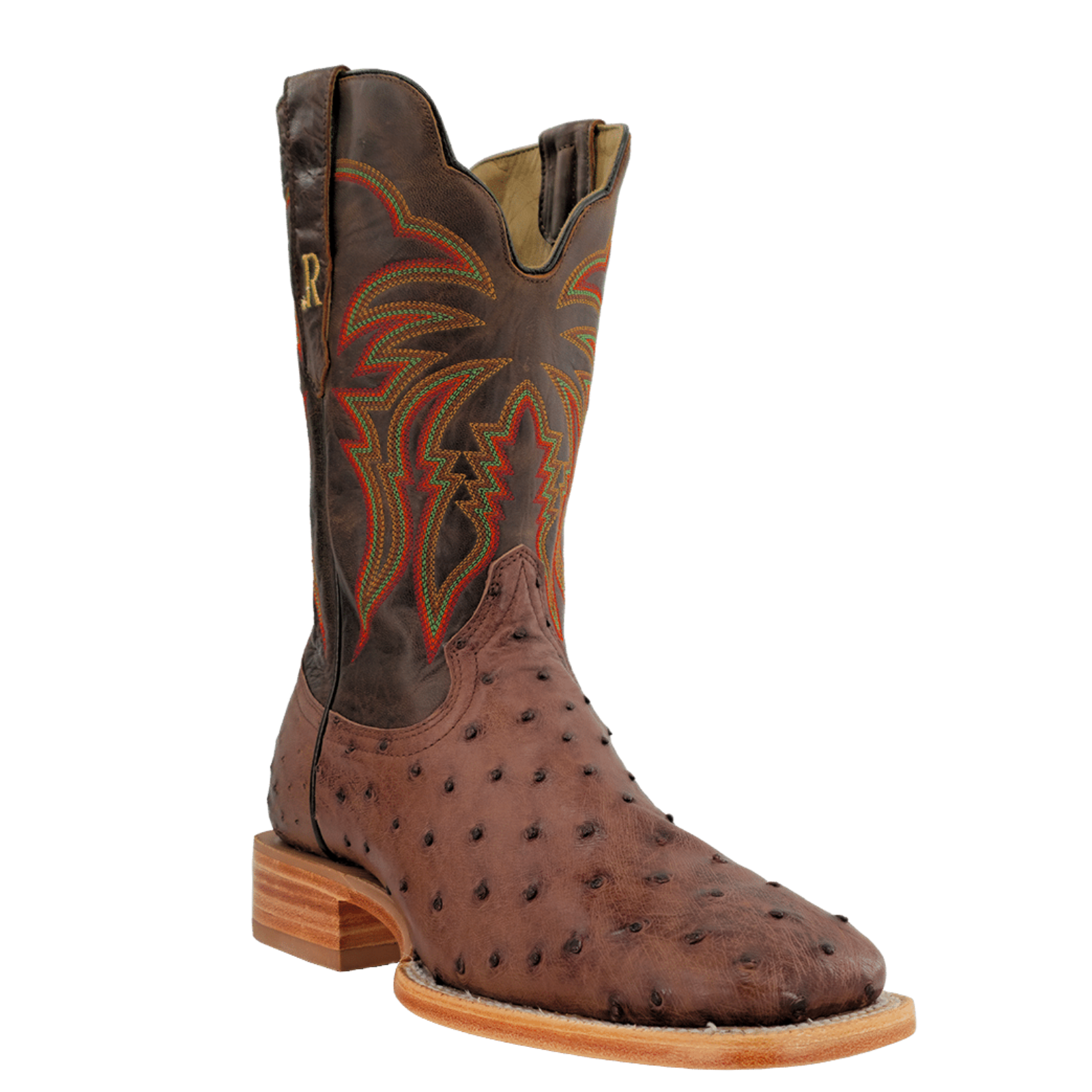 R.Watson Men's Kango Tobac Quill Leather Brown Western Boot RW4508-2 - Picture 7 of 90