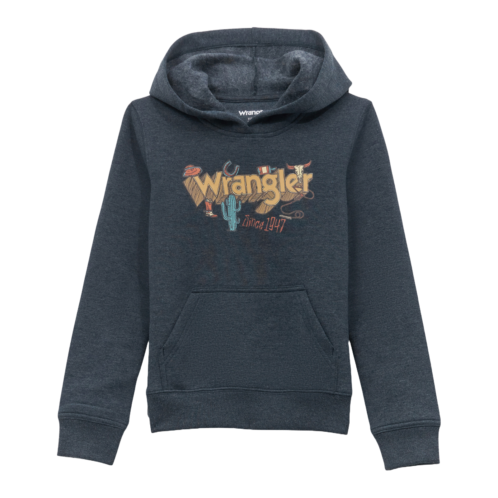 Wrangler Boy's Graphic Dark Sapphire Hoodie 112354259 - Picture 2 of 8
