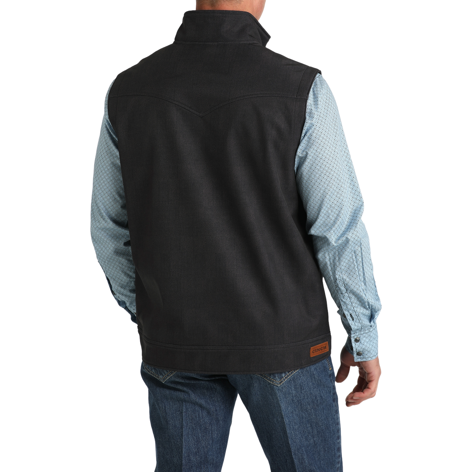 Cinch Mens Charcoal Conceal Carry Bonded Vest MWV1592003 - Picture 4 of 12