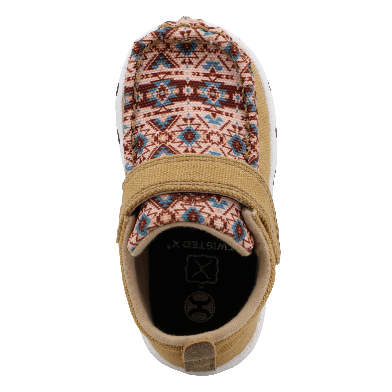 Hooey Children's Aztec Western Brown Slip On Shoe IHYC007 - Picture 7 of 45