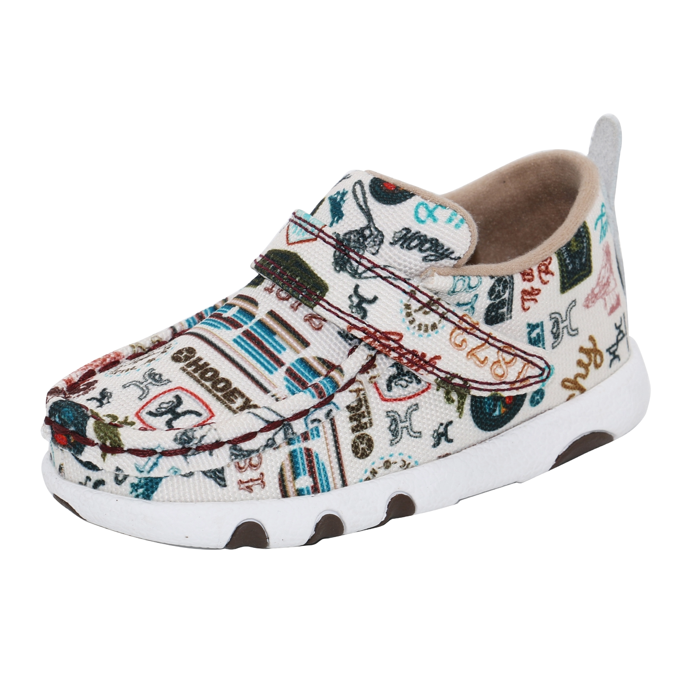 Twisted X Infants Logo Graphic Cream Driving Moc IHYC008 - Picture 2 of 9