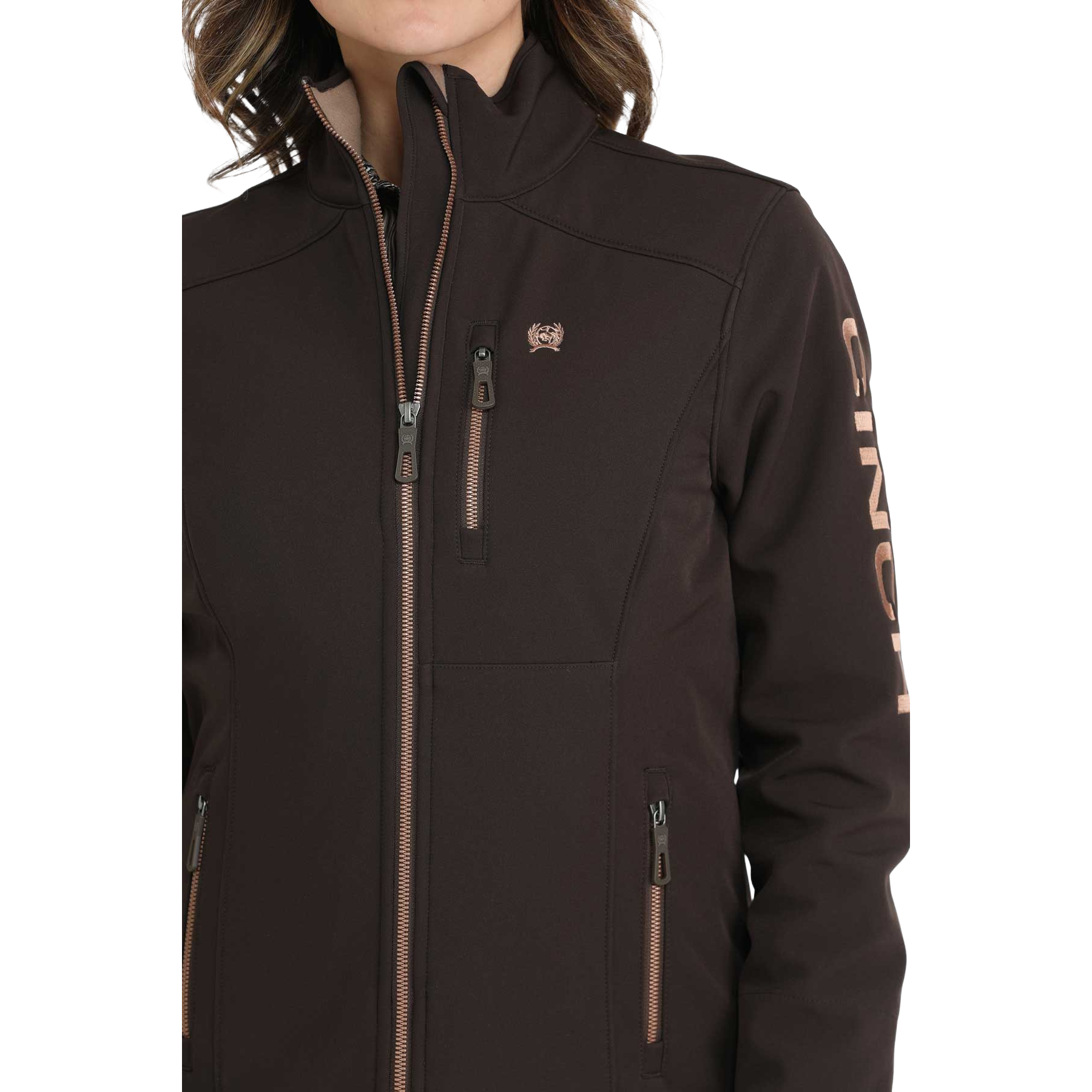 Cinch Ladies Brown Concealed Carry Bonded Jacket MAJ9856006