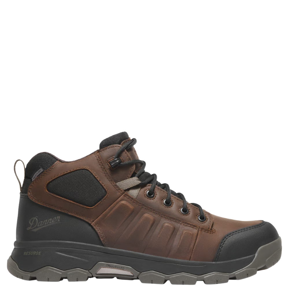 Danner Men's Wheat Ridge 4.5" Brown Leather Waterproof Work Boot 18500
