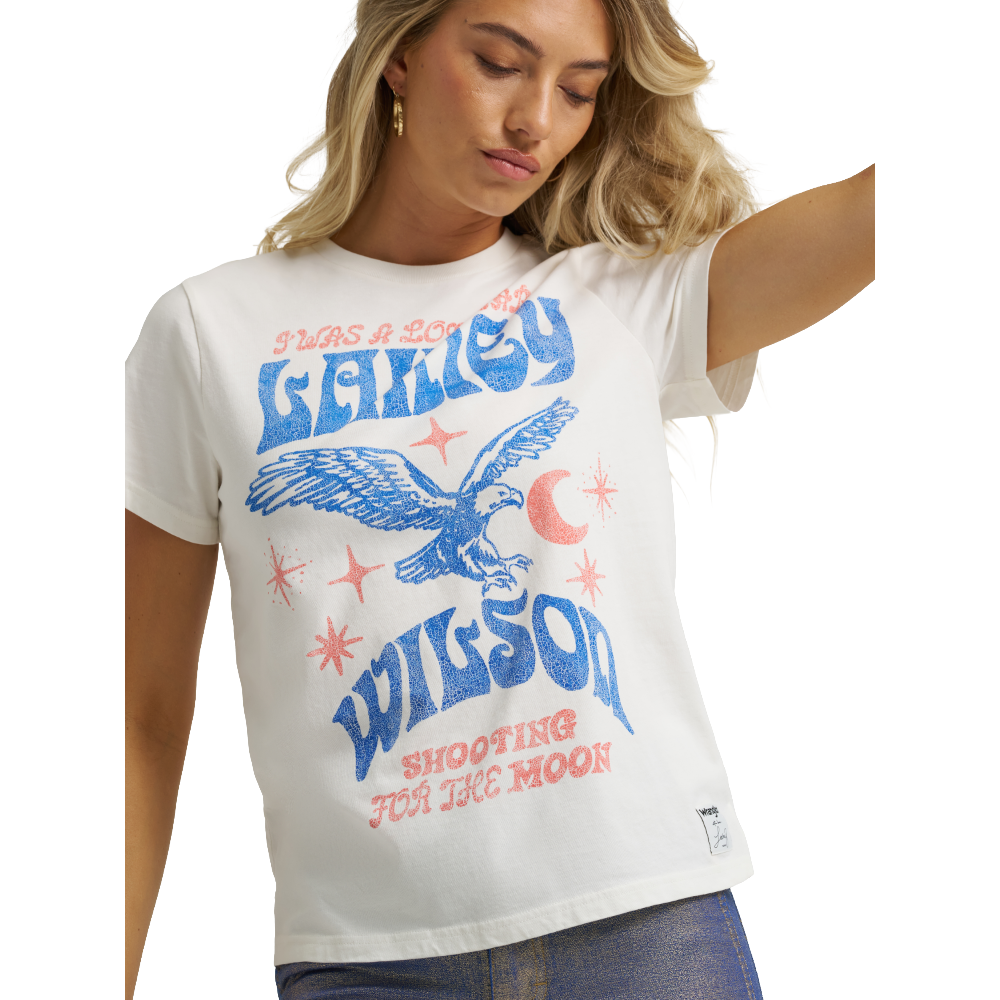Wrangler X Lainey Wilson Damen T-Shirt Lonestar weiß 112373700 - Bild 10 von 36