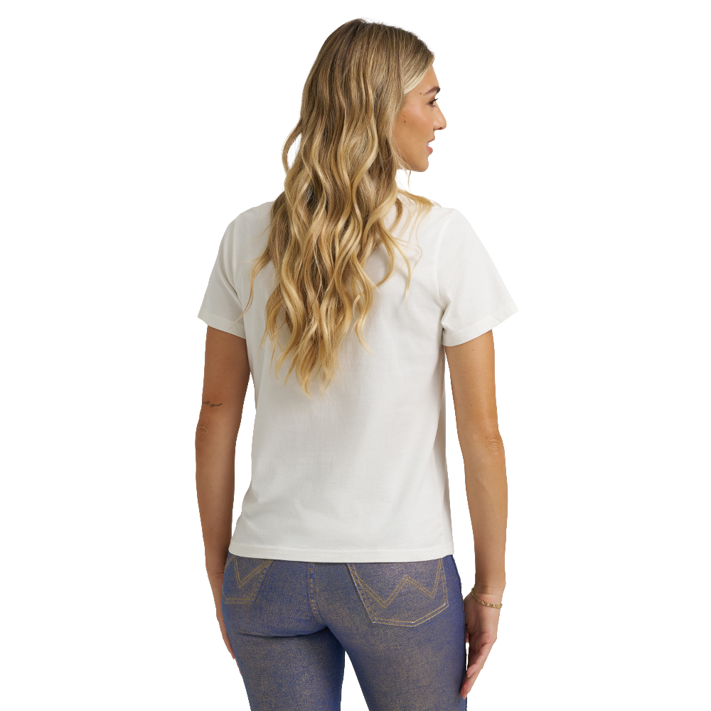 Wrangler X Lainey Wilson Damen T-Shirt Lonestar weiß 112373700 - Bild 8 von 36