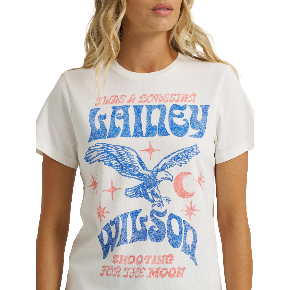 Wrangler X Lainey Wilson Damen T-Shirt Lonestar weiß 112373700 - Bild 9 von 36