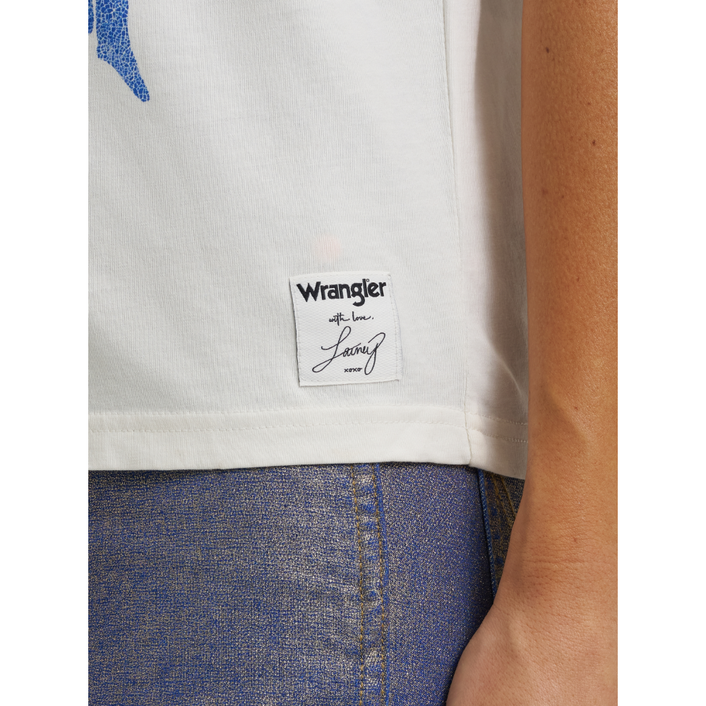 Wrangler X Lainey Wilson Damen T-Shirt Lonestar weiß 112373700 - Bild 11 von 36