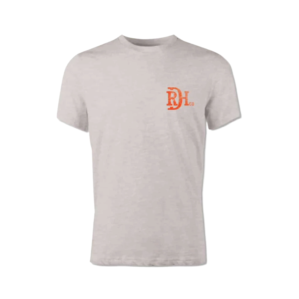Red Dirt Hat Co. Jackalope Trail Light Grey T-Shirt RDHC-T-183