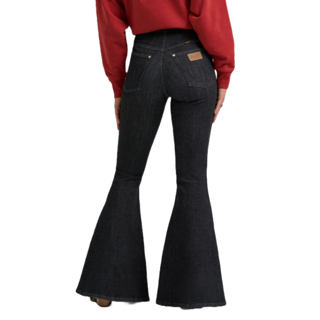 Wrangler Ladies Lainey Wilson Pull On Washed Black Jeans 112370416 - Picture 4 of 69