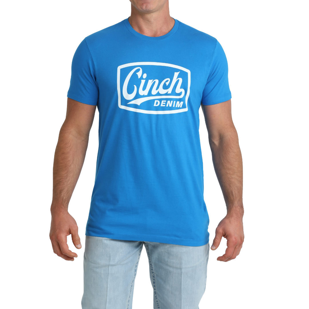 Cinch Men’s Royal Blue Logo Graphic T-Shirt MTT1690734