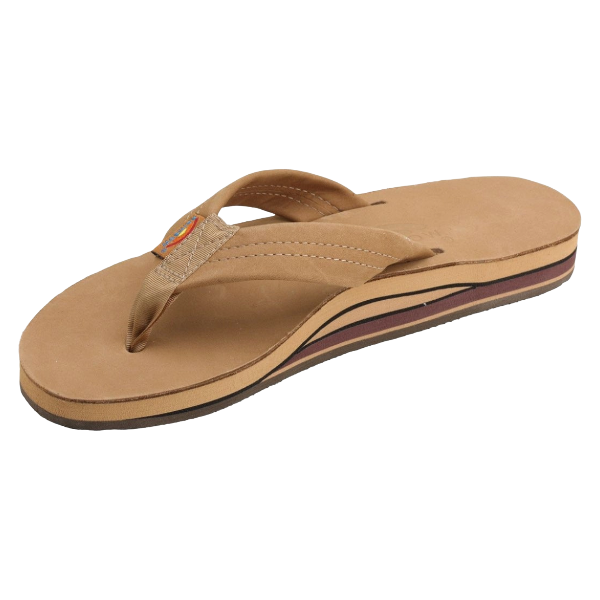 Rainbow Men's Double Layer Sierra Brown Premier Leather Sandal 302ALTS0-SRBR