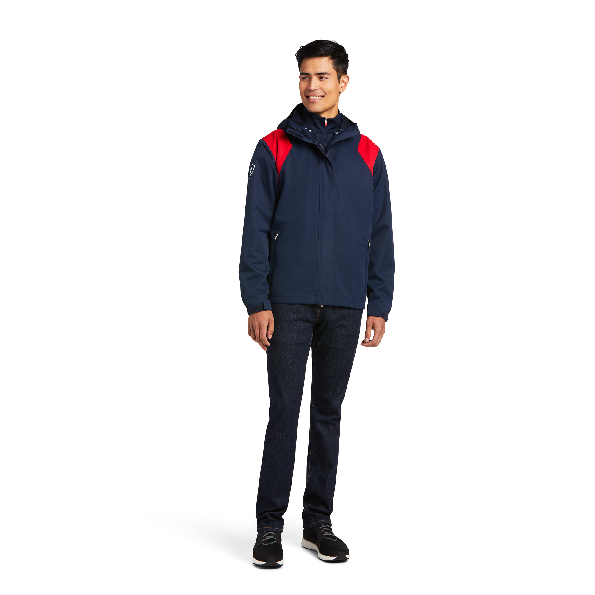 Ariat Men's Spectator Waterproof Navy Team Jacket 10039212
