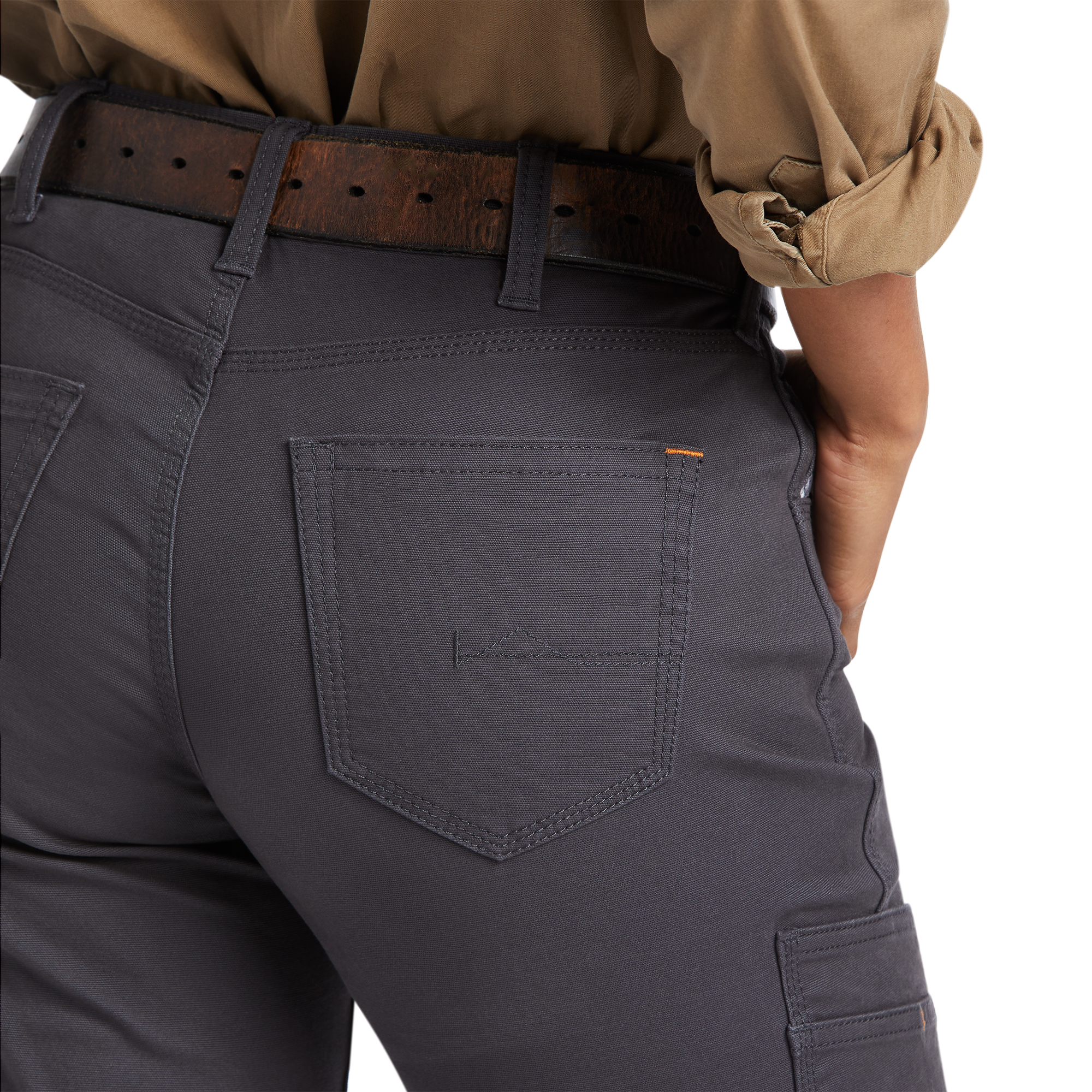 Ariat® Ladies Rebar DuraStretch™ Made Tough Grey Pant 10039149 - Picture 9 of 260