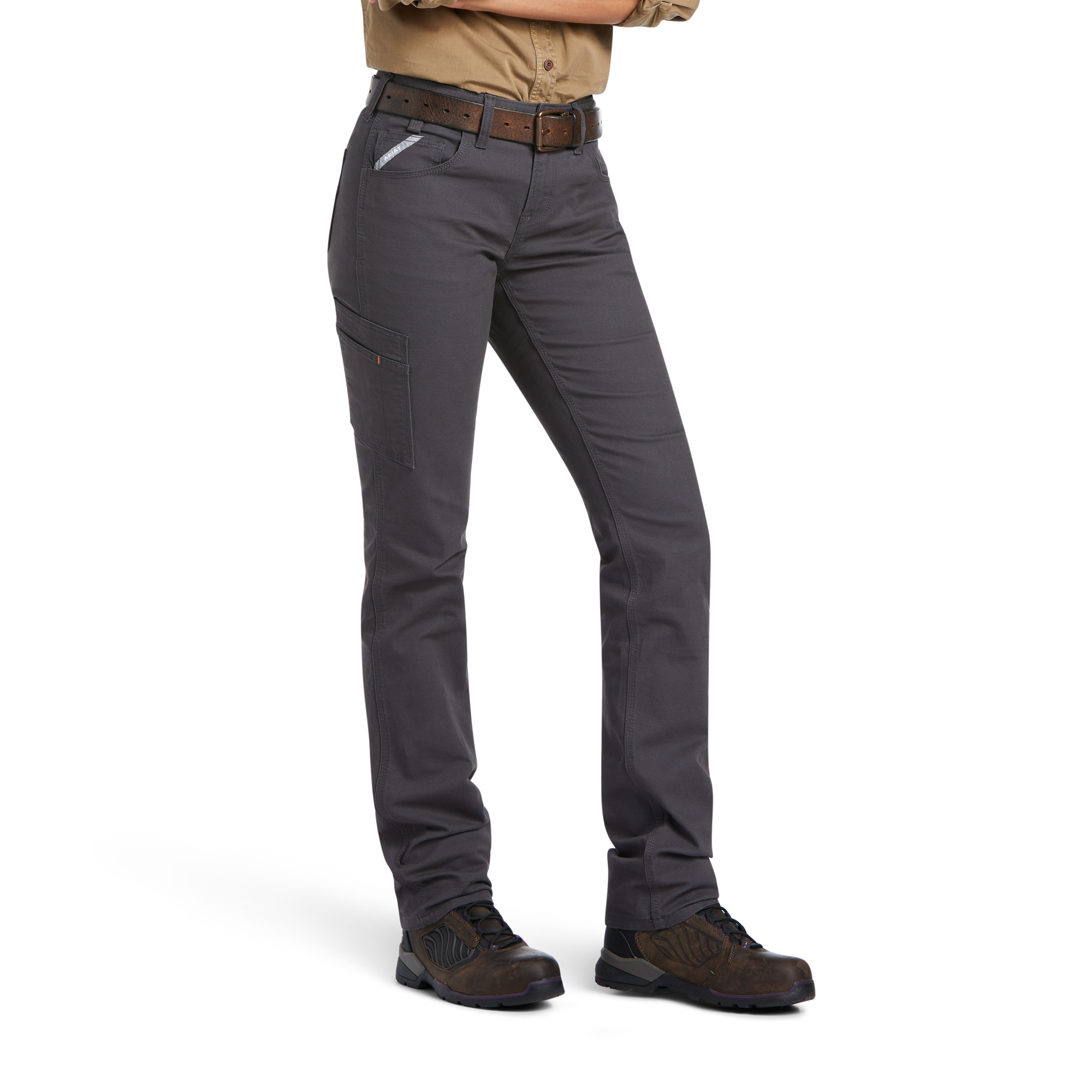 Ariat® Ladies Rebar DuraStretch™ Made Tough Grey Pant 10039149 - Picture 6 of 260