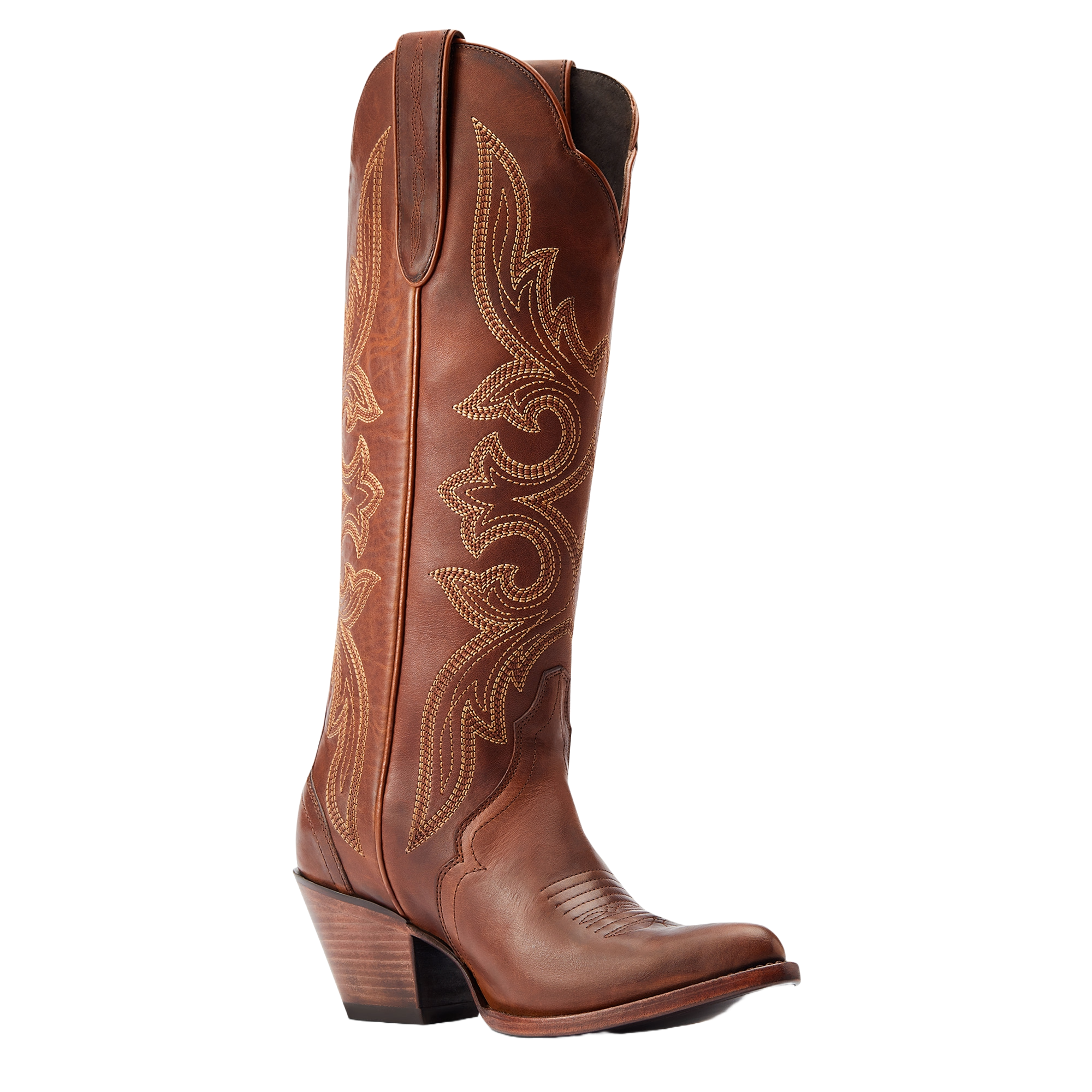 Ariat Ladies Belinda StretchFit Chic Brown J Toe Western Boot 10044413 - Picture 9 of 80
