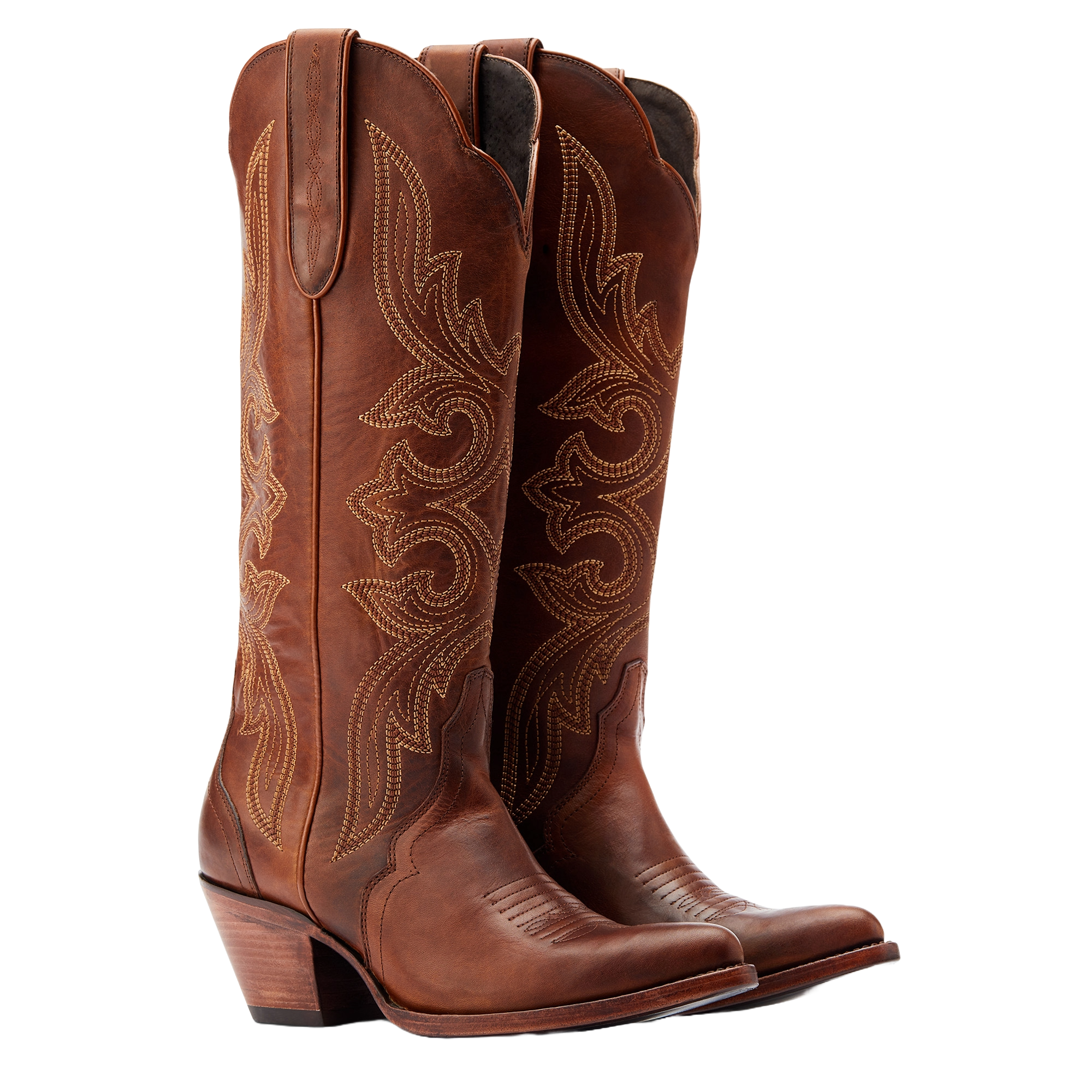 Ariat Ladies Belinda StretchFit Chic Brown J Toe Western Boot 10044413 - Picture 15 of 80