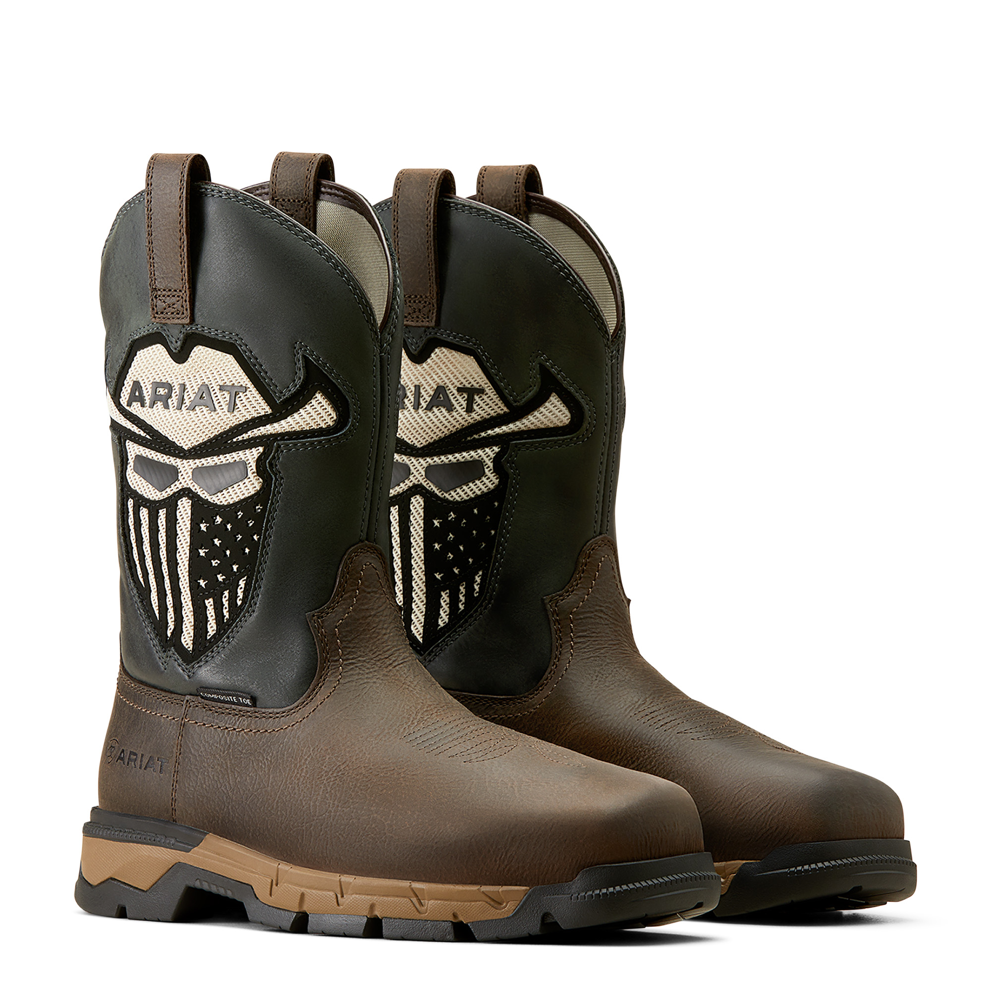 Ariat Rebar Flex Western VentTEK Incognito Composite Toe Work Boot 10040432 - Picture 13 of 98